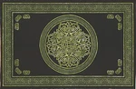 India Arts Celtic Circle Tapestry-bedspread-wall 14.3"L X 12"W, Black Green. Fixed Price $49.99.