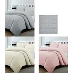 Silver Blush Cream - 3 Pce Regal Quilted Cover Set Queen King. Fixed Price $43.39.