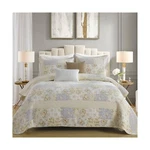 Dduoxin Oversized King Quilt (120"X120") - 100% Cotton Reversible Floral Quil.... Fixed Price $236.83.