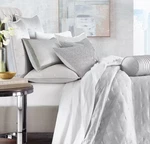 Hotel Collection Glint Silver 3-PC King Coverlet Set Soft Metallic Luxury Feel. Fixed Price $189.99.
