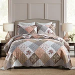 Honeilife Set Queen Size - 3 Piece Microfiber Reversible Bedspre.... Fixed Price $65.19.