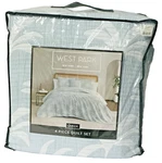 West Park New York Palm Tree 4-PIECE Quilt Set Blue. Fixed Price $45.00.