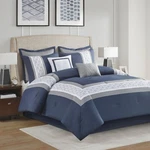 510 Design Powell 8 Piece Embroidered Comforter Set Queen King Cal Size. Fixed Price $98.99.