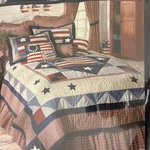 Star Spangle Twin Quilt New From Jcpenney Home Collection. Fixed Price $18.00.