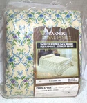 Vintage Cannon Royal Family Quilted Bedspread Full Size No-iron Blue Belle Nos. Fixed Price $69.99.