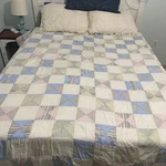 Handmade Quilt From Lancaster County Pa. Queen Size 88 X86. Fixed Price $150.00.