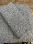 Threshold Quilted Demin Wash Standard Pillow Shams Cotton/linen 26.5 X 20. Fixed Price $15.30.