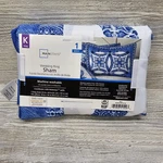 Mainstays Wedding Ring Quilted King Pillow Sham 24" X 40" Navy Machine Washable. Fixed Price $6.59.