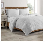 New Real Simple Duo Westwood Coverlet/duvet Set Full/queen White. Fixed Price $84.96.