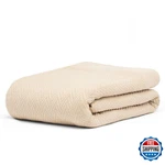 9THREADS 100% Cotton Herringbone Weave Throw Blanket 66"X90" Twin Soft. Fixed Price $52.94.