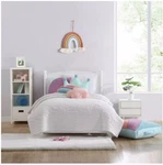 New Koolaburra By Ugg Squiggle Kids 3 Piece Full/queen Velvet Quilt Set White. Fixed Price $103.99.