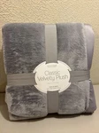 Berkshire King Blanket Classic Velvety Plush 90 X108 Chateau Grey New. Fixed Price $85.00.