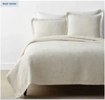 The Company Store Hillcrest Cotton Paisley Matelass Coverlet -queen. Fixed Price $130.00.