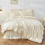 Bonlino Comforter Set - Ruched Boho Shabby Chic Bedding. Fixed Price $74.23.