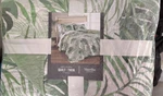 Martha Stewart Collection Green Tropical Reversible 100% Cotton Twin Quilt Nwt. Fixed Price $60.00.