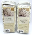 Home Trends Heirloom Set Of Angelina Standard Quilted Pillow Shams 20X26 New!. Fixed Price $16.99.
