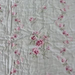 Simply Shabby Chic Lady Rose Quilt Scalloped Edge 92" X 86" Queen Lightweight. Fixed Price $129.99.