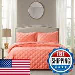 Home Soft Things 3 Piece Charleston Down Alternative Quilted Bed Spread Set. Fixed Price $93.77.