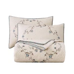 Vctops 3-PIECE Elegant Floral Embroidered Bedspread Coverlet Set 100% Cotton .... Fixed Price $138.81.