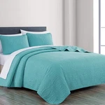 Chezmoi Collection Austin 3-PIECE Oversized Bedspread Coverlet Set (queen, Tu.... Fixed Price $58.95.