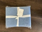 Pottery Barn Hanna Cotton Linen Quilted Euro Sham Blue Nwt. Fixed Price $18.37.