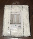Ink+ivy Imani 100% Cotton Single Panel Curtain Chenille 50" X 95" New Pkg. Fixed Price $23.50.