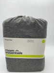 Room Essentials Twin Sheet Set Jersey Gray. Fixed Price $14.95.