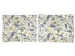 Waverly Imperial Dress Jacobean Floral Set 2 Standard Pillow Sham Blue & Yellow. Fixed Price $22.75.
