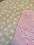 Pottery Barn Kids Happy Daisy Pink Green Floral Twin Duvet Cover. Fixed Price $62.91.
