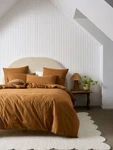 Linen House Terra Organic Cotton Quilt Cover (cinnamon) - Queen. Fixed Price $14012.64.