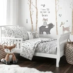 Levtex Kids Bailey Fox Woodland Animals 5-PIECE Toddler Bedding Sheets Quilt Set. Fixed Price $42.49.