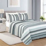 Jml Quilt Set, 3 Pieces Bedspread Queen. Fixed Price $29.00.