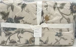 Pottery Barn Tessa Embroidered Quilt King Blue Multi New. Fixed Price $379.95.