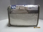 Better Homes & Gardens Ivory/tan Solid Border Quilt 2PC King Sham Only. Fixed Price $16.99.
