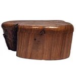 Live Edge Wooden Bandsaw Box Natural Organic Design Brass Hinges Compartment. Fixed Price $44.99.