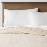 King Space Dyed Cotton Linen Quilt Khaki Threshold: Oeko-tex Certified, Woven. Fixed Price $41.99.