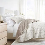 Geometric And Floral Modern Reversible Quilt Shams Set - Becky Cameron,. Fixed Price $50.00.