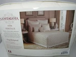Nostalgia Home Lexington Ivory King Bedspread Honeycomb Design. Fixed Price $125.00.
