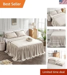Home Bedding Bedspread Set Quilt - Farmhouse Summer Coverlet Sp.... Fixed Price $102.94.