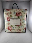 Laura Ashley Full/ Queen Quilt Set Cotton Bedding Shams Bramwell Cream. Fixed Price $65.00.