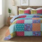 Slpr All Is Bright 3-PIECE Quilt Set Queen Size With 2 Shams, Summer Lig. Fixed Price $70.22.