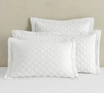 Pottery Barn 8457798 Belgian Flax Linen Diamond Quilt, Size Full/queen - Beige. Fixed Price $189.00.