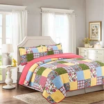 Farmhouse Florals Quilt Patchwork Printed All Seasons 100% Cotton Set King. Fixed Price $39.99.