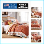 Greenland Home Topanga Quilt Set: 3-PIECE Full/queen Elegant Floral Design. Fixed Price $163.99.