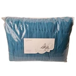 Twin Pickstitch Blue Quilt Bedding Ruched Feminine Cottagecore Cotton Sky New. Fixed Price $79.99.