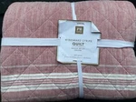 Pottery Barn Teen Windward Stripe Red Reversible Quilt - Full/queen F/q New. Fixed Price $56.24.