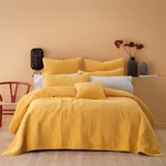 Bianca Raymond Coverlet Set Mustard Queen/king. Fixed Price $148.25.