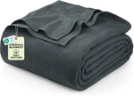 Utopia Bedding 100% Cotton Thermal Blanket Smoke Gray Full,. Fixed Price $45.76.
