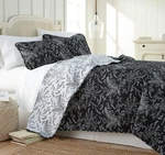 Inc. Black Floral Quilt King Size, All Season Bedding Set, Soft Coverlet, 3.... Fixed Price $87.33.
