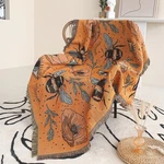 Boho Throw Blanket Reversible Cotton Bohemian Tapestry Hippie Room Decor Doub.... Fixed Price $51.96.